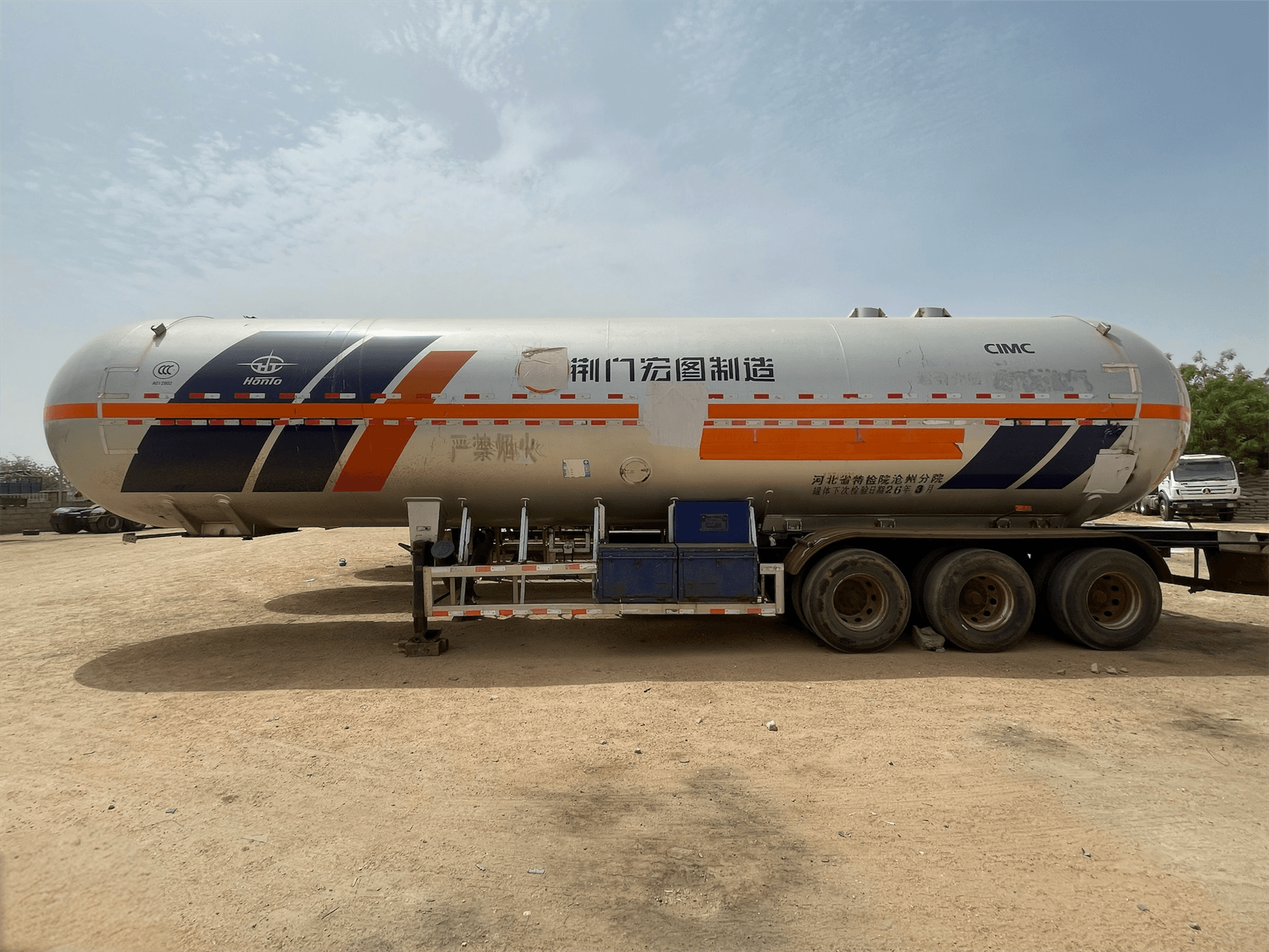 LPG tank trailers for energy operations